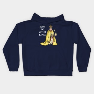 Bow to your King! Kids Hoodie